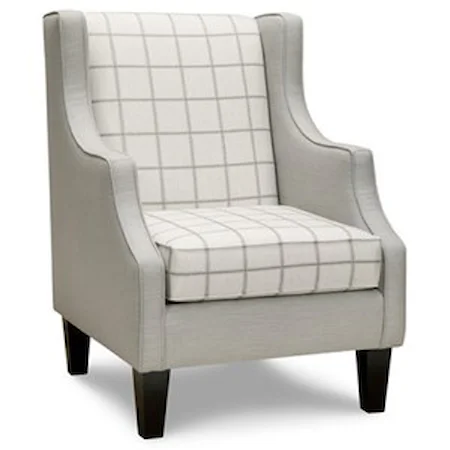 Accent Chair with Wing Back